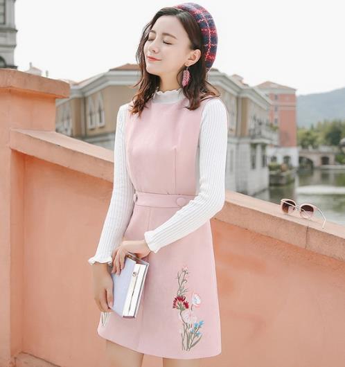 你和春天只差这样一条毛呢裙（图）