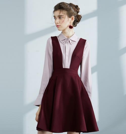 你和春天只差这样一条毛呢裙（图）