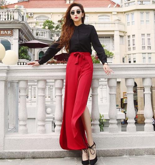 现在拿出你的阔腿裤迈出大长腿的气势(图) 现在拿出你的阔腿裤迈出大长腿的气势(图)