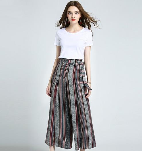 现在拿出你的阔腿裤迈出大长腿的气势（图）