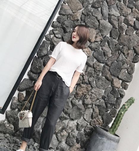 哈伦裤也要正经起来 5款哈伦裤搭配示范（图）