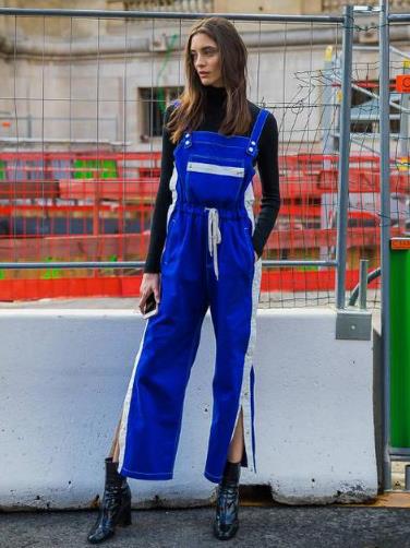 穿这样的背带裤就是为了减龄的（图）