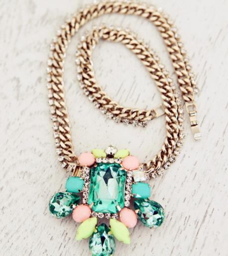 简约韩版项链 搭配什么衣服都好看（图）