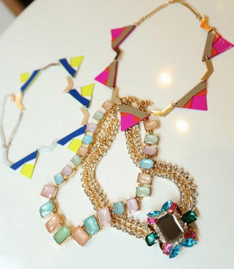 简约韩版项链 搭配什么衣服都好看（图）