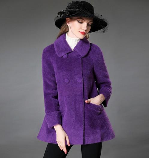 今年流行紫色鱼尾丝绒短裙 性感冷艳堪称一绝 