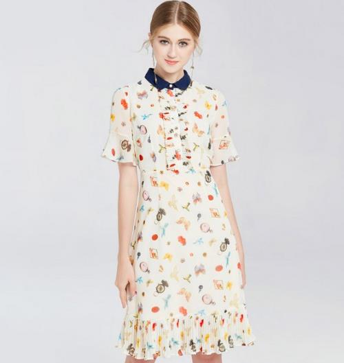 这样的连衣裙现在穿正适合：简约又优雅（图）