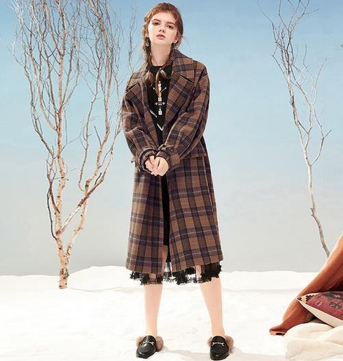 这样的格纹大衣还不值得拥有吗(图) 这样的格纹大衣还不值得拥有吗(图)