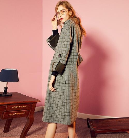 这样的格纹大衣还不值得拥有吗(图) 这样的格纹大衣还不值得拥有吗(图)