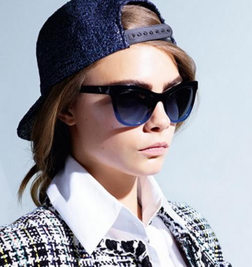 超模上演春夏眼镜大片 引领眼镜时尚潮流