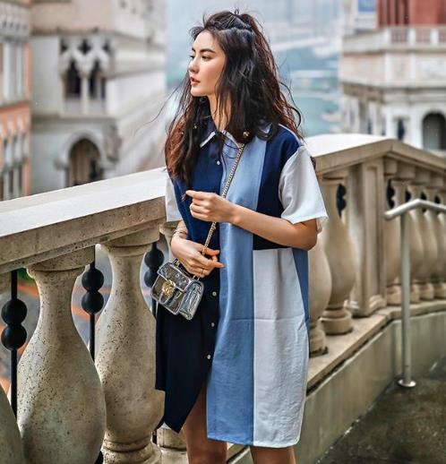 显瘦显气质就穿这几款西装领衬衫裙搭配（图）