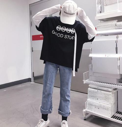 早春衣柜里一定要有时尚显瘦的长袖T恤（图）