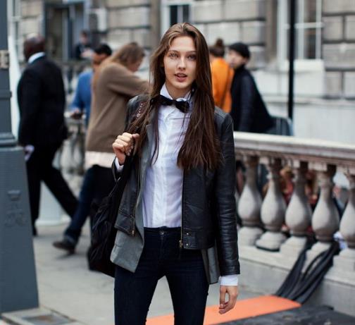 夹克外套搭配示范 演绎百变女神范儿(图) 夹克外套搭配示范 演绎百变女神范儿(图)