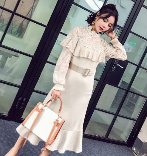 蕾丝连衣裙能让你妩媚整个春天（图）