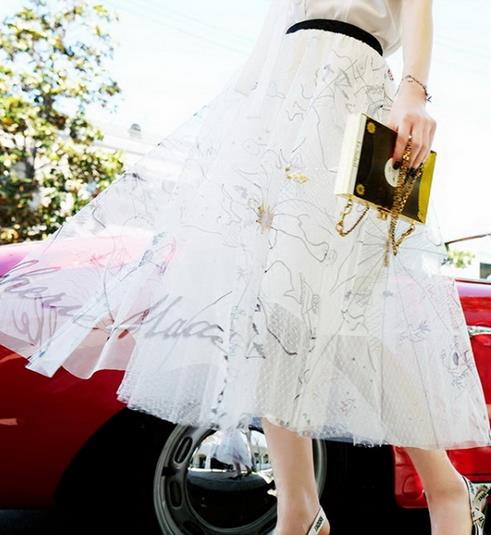 美腿必备透视纱裙 满足你的公主梦（图）