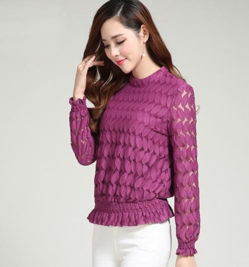 追求轻熟风的女人不妨入一件蕾丝打底衫（图）