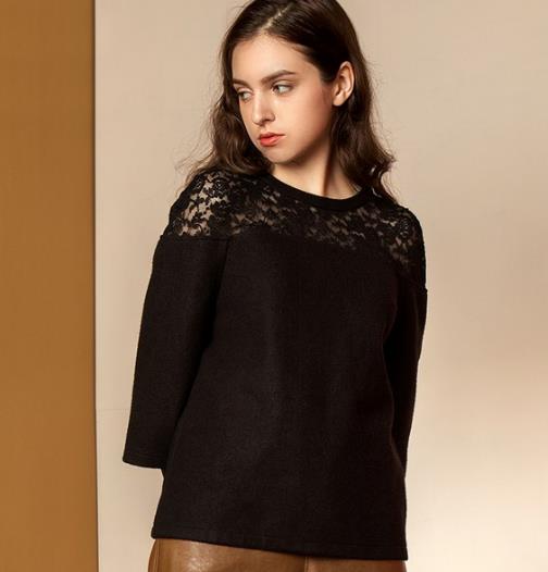 追求轻熟风的女人不妨入一件蕾丝打底衫（图）