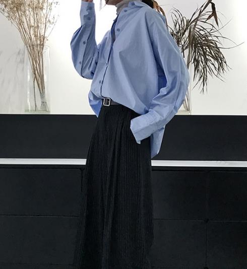 春季有哪些好看的衬衫 新款纯色衬衫搭配（图）