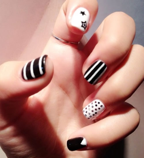 女生美甲图片2017新款式：这几款真的超好看