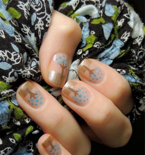 2017美甲图片新款式 好看又吸晴的美甲图片