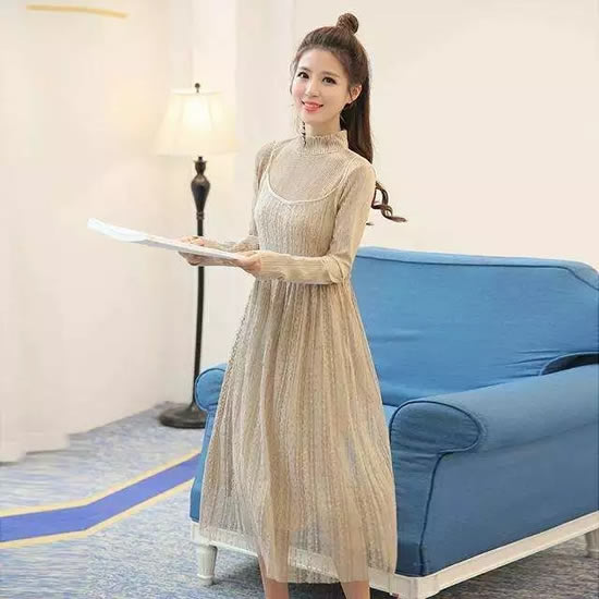 连衣裙时尚感搭配：清新脱俗美美哒就是这么任性