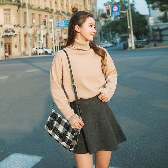 半身裙的穿法：8中气质显瘦半身裙搭配方法