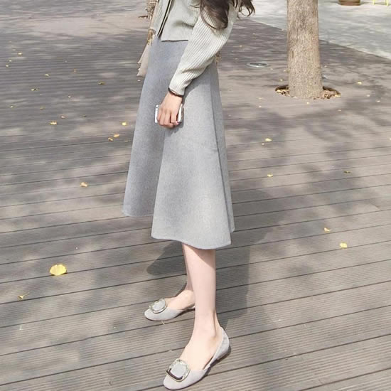 半身裙的穿法：8中气质显瘦半身裙搭配方法