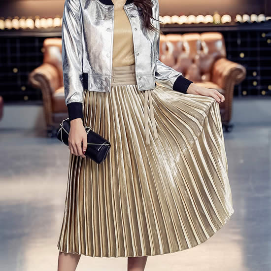 半身裙的穿法：8中气质显瘦半身裙搭配方法