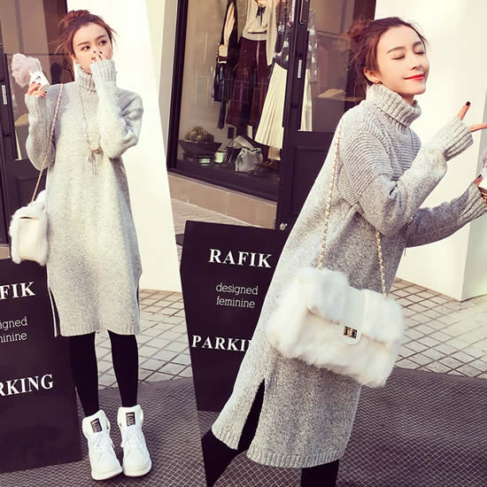 温暖有型,冬季也能享受连衣裙的浪漫魅力