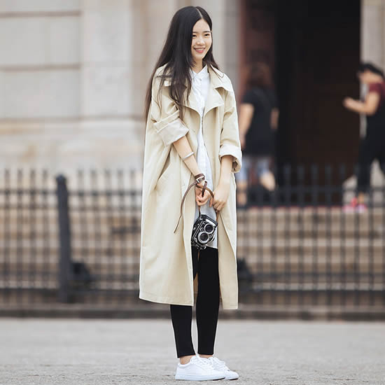 穿春风的季节又到了：款款深情2017春款风衣