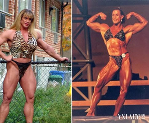 世界女子健美冠军图：性感的魔鬼肌肉人令人惊呆