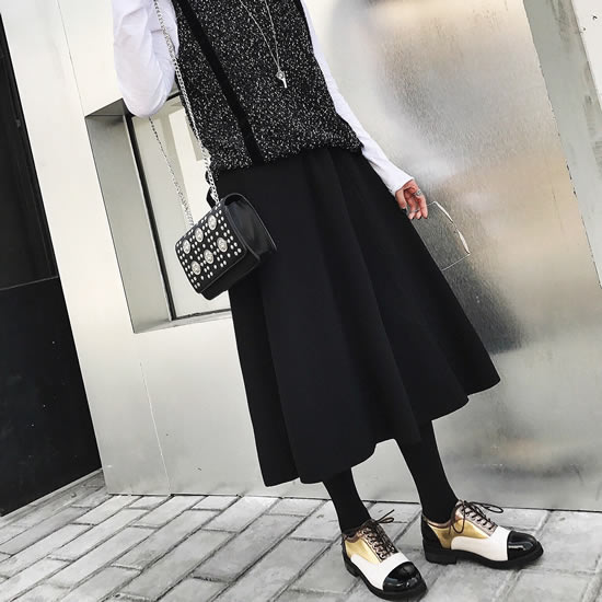 腿胖mm穿衣搭配图:半身裙穿对了腿就细了 腿胖mm穿衣搭配图:半身裙穿对了腿就细了