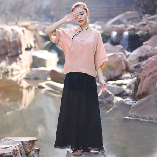 腿胖mm穿衣搭配图：半身裙穿对了腿就细了