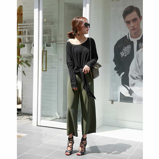 2017阔腿裤成了时尚界的新宠儿:阔腿裤套装女2017新款 2017阔腿裤成了时尚界的新宠儿:阔腿裤套装女2017新款