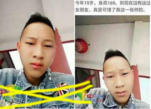 男子脑型击败全国：自拍了一年发型火了很开心