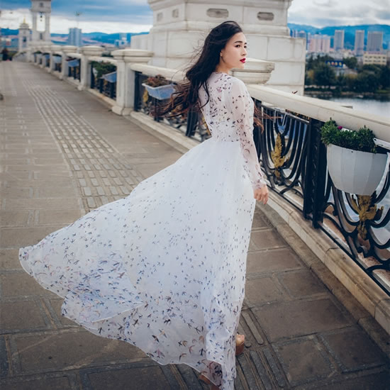 名媛风范淑女气质连衣裙：一见倾心让你人气飙升