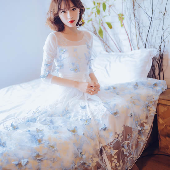 名媛风范淑女气质连衣裙：一见倾心让你人气飙升
