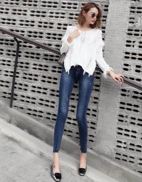 牛仔裤的春天:杨幂教你显高又显瘦穿搭发 牛仔裤的春天:杨幂教你显高又显瘦穿搭发