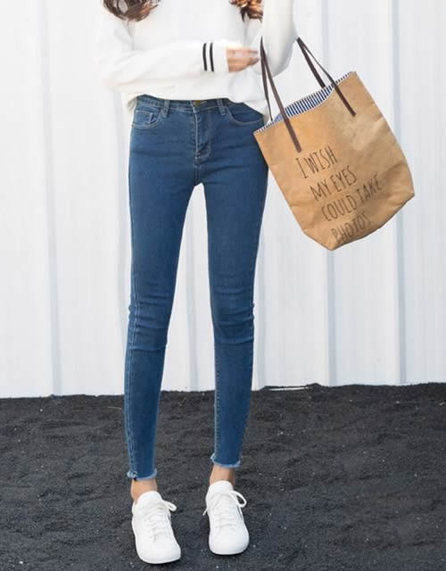 牛仔裤的春天：杨幂教你显高又显瘦穿搭发