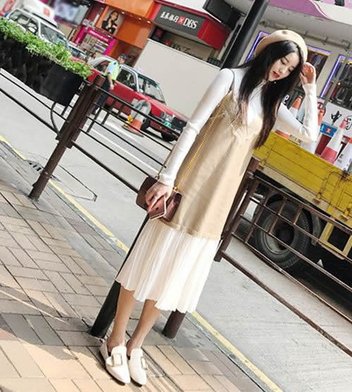 早春吊带裙氧气搭配 随便一穿就很美! 早春吊带裙氧气搭配 随便一穿就很美!