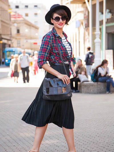 格子衬衫搭配：格子衬衫的N种搭配