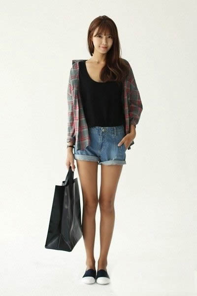 格子衬衫搭配：格子衬衫的N种搭配