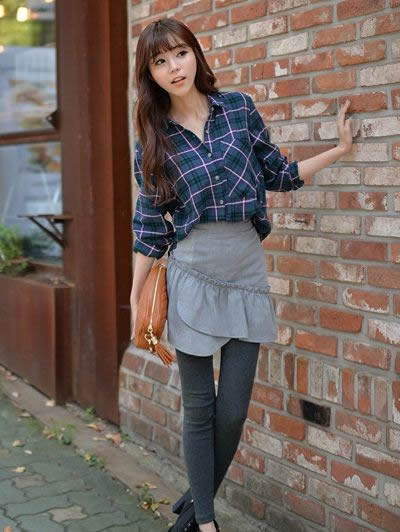 格子衬衫搭配：格子衬衫的N种搭配