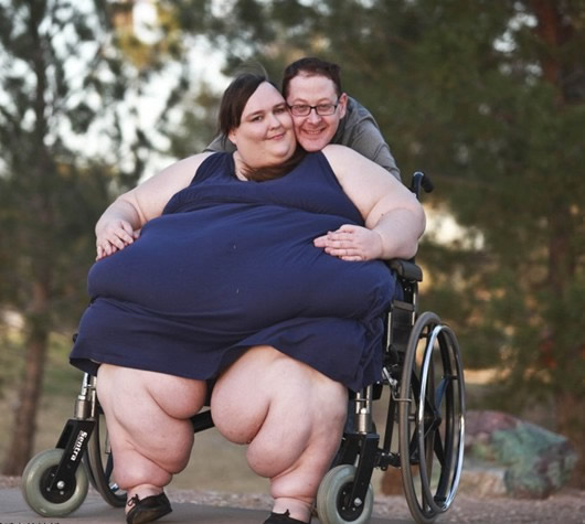 最胖的女人：真实曝光最胖的女人生活照