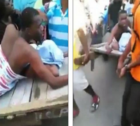 情侣开房亲热时下身卡住了：一辆板车送医尴尬画面