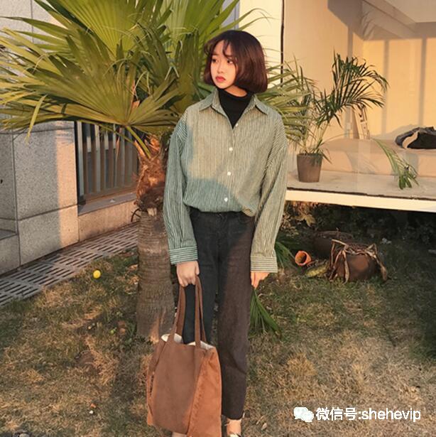 春夏季穿啥不纠结:竖条纹衬衫让你变身时髦咖 春夏季穿啥不纠结:竖条纹衬衫让你变身时髦咖