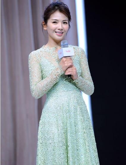 刘涛穿水绿蕾丝透视裙：优雅从容迷倒万千男女（图）