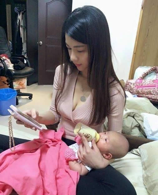 辣妈的身材非常好：生过小孩身材还如此完美（图）