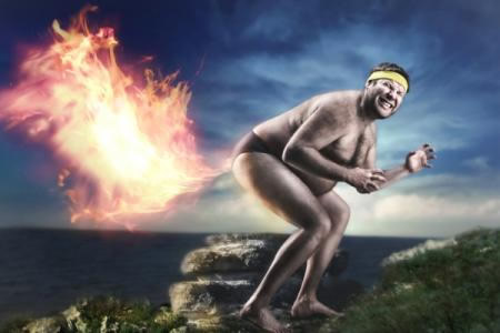 美女用打火机点燃屁的结果……【视频】