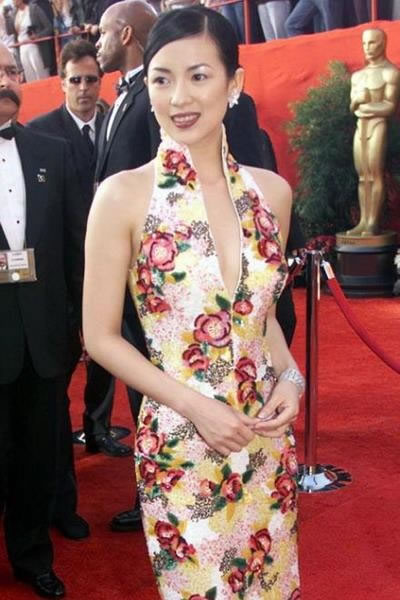 章子怡红毯秀平胸:海外国外红毯秀中国风 章子怡红毯秀平胸:海外国外红毯秀中国风