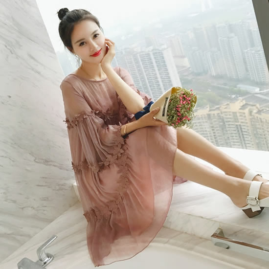 2017年新款夏季连衣裙图片推荐欣赏：2017年夏季连衣裙